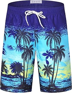 APTRO Men's Swim Trunks 9' Quick Dry Stretch Bathing Suit Beach Swim Board Shorts Swimsuits