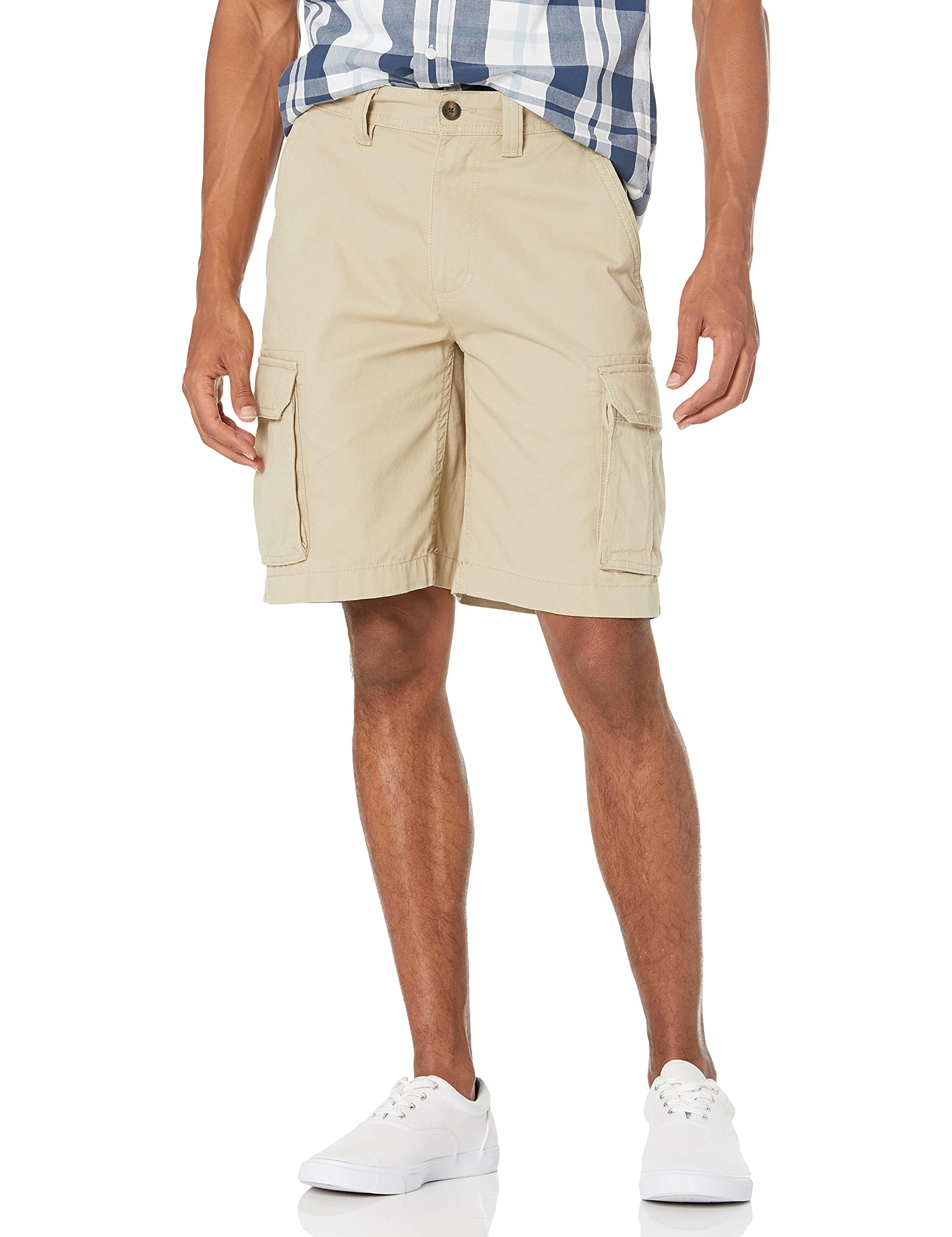 Amazon EssentialsMen's 10" Classic-Fit Cargo Short (Available in Big & Tall)OEKO-TEX STANDARD 100
