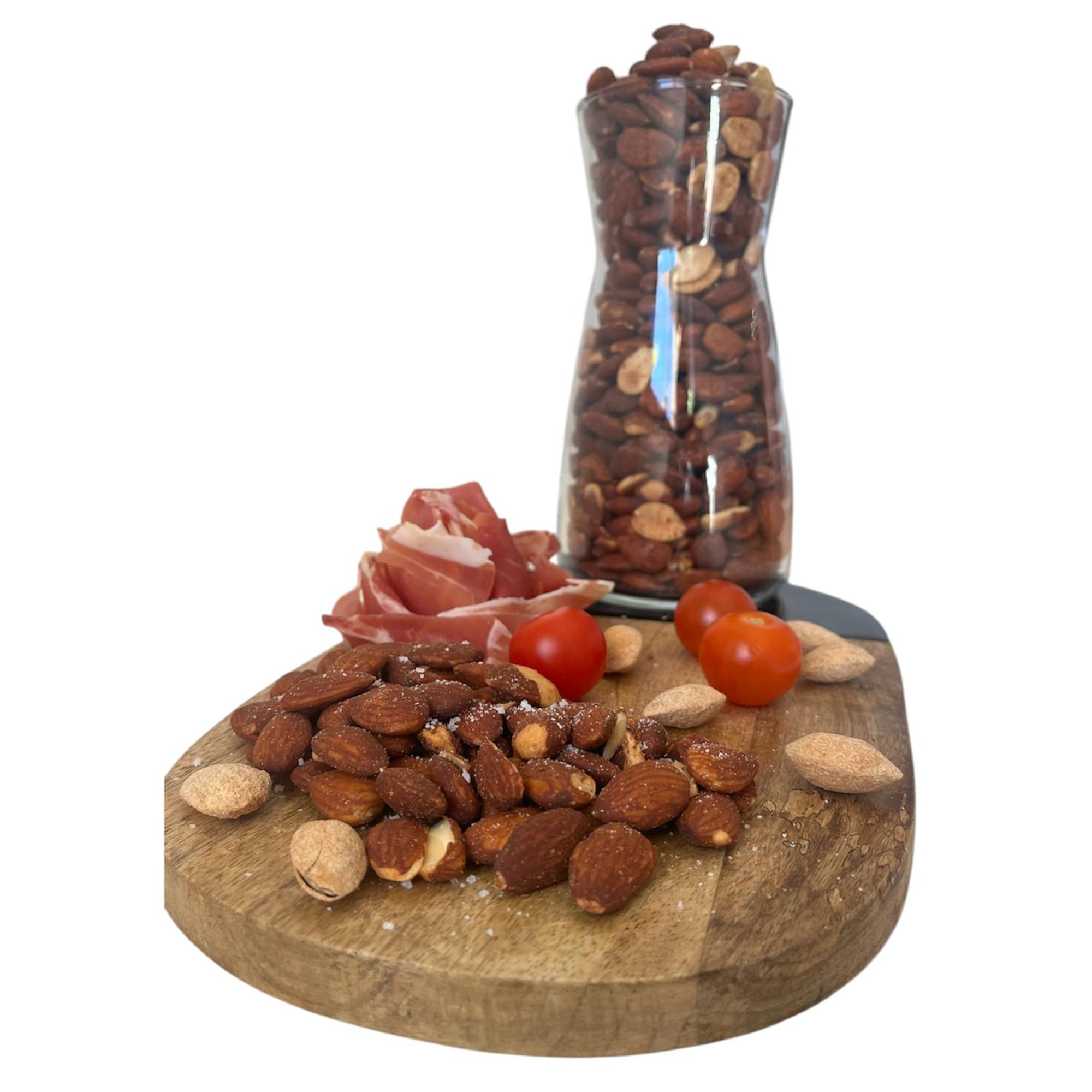 Almendras Tostadas con Piel y Sal Marina – Bolsa 1 Kg de Almendras Fritas El Elefante Rosa – Snack Saludable y Crujiente de Almendras con Sal y Frutos Secos Premium
