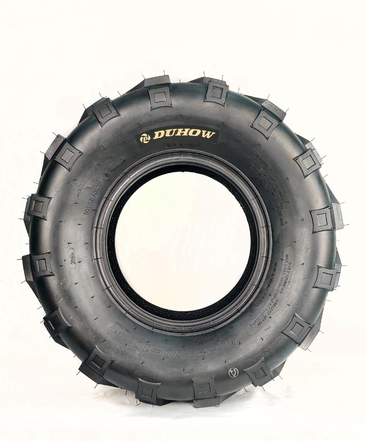 Garvee Set of 2 22x10-10 ATV Tires, 4PR Durable Tubeless, 22x10x10 Quad All Terrain Go Kart UTV Off Road Tires, Heavy-Duty Deep Tread for Trail, Sand, Mud & Track