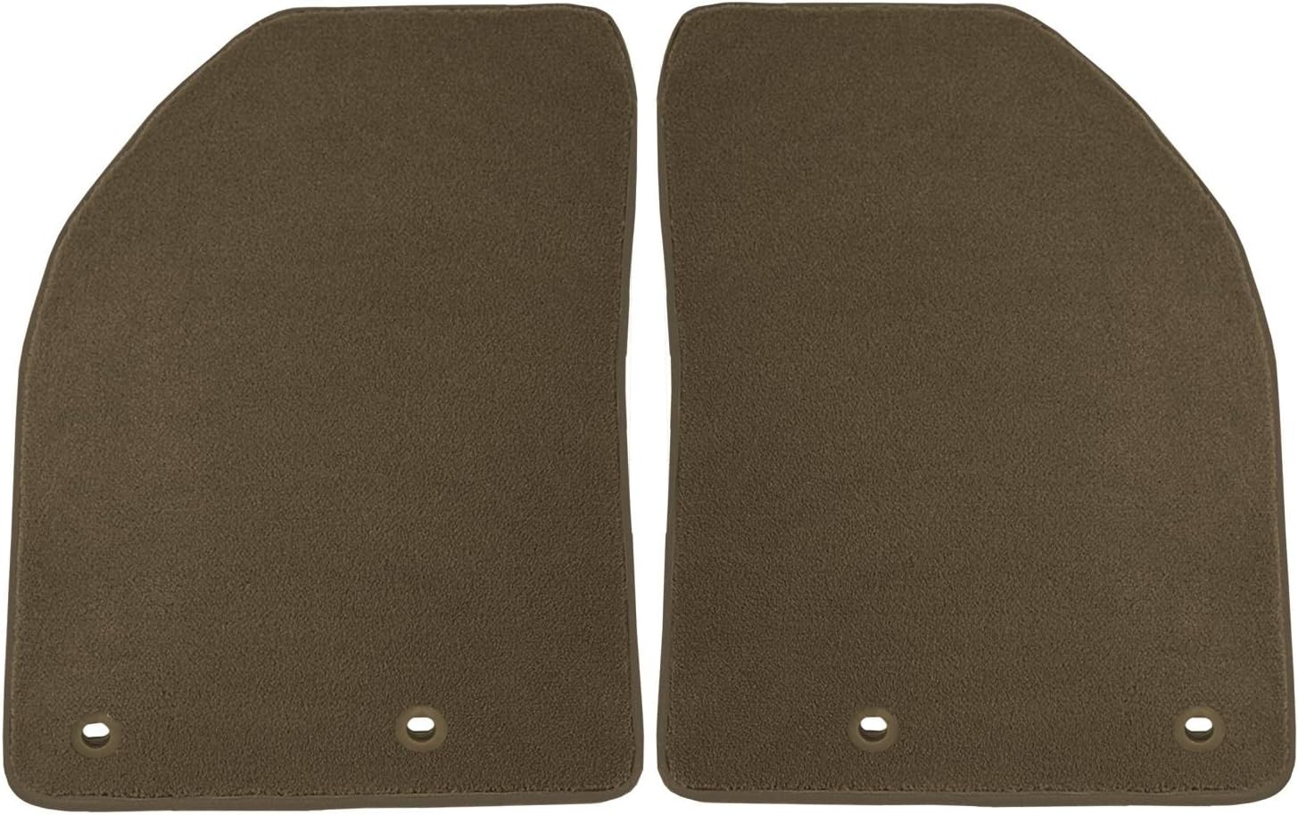 Coverking Front Custom Fit Floor Mats for Select Ferrari F430 Models - 70 Oz Carpet (Oak)