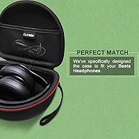 Vista 4 de Estuche para auriculares compatible con Beats Studio Pro/Solo 4 / Studio 3 / Solo 3 / Picun B8 / BERIBES/JLab JBuds Lux ANC Wireless Bluetooth