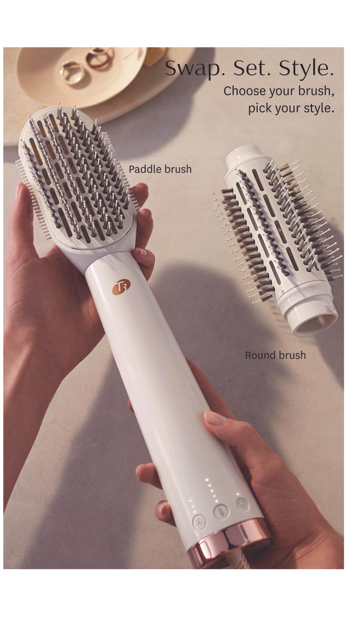 T3 AireBrush Duo: Hot Air Brush & Attachments -8