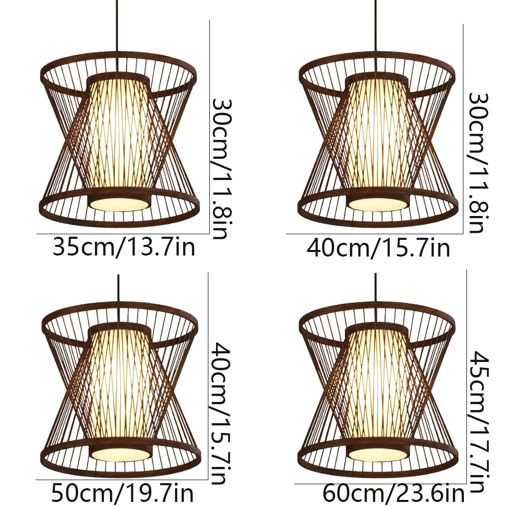40 Cm Cylindryczna Lampa Wisząca Średnica Abażur Do Lampy Sufitowe Drewniane Farmy Abażur Vintage E27 Do Jadalni Lampa Wisząca Antyczna Latarnia