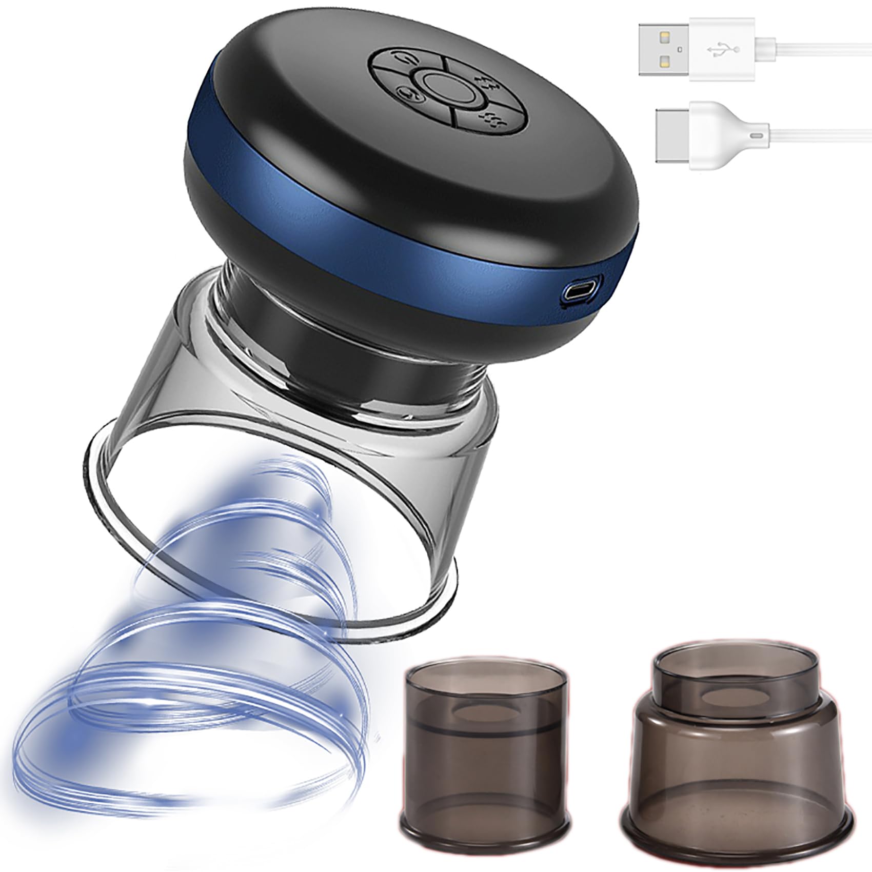 60Kpa Super Brust Vakuumpumpe Elektrische Brustmassagegeräte Mit 3 Vibrationsmotor, Heizmodus Und 9 Saugmodus Nippelsauger Brustvergrößerung Sucker Pumpe Sexspielzeug Für Frauen,Rot,Set