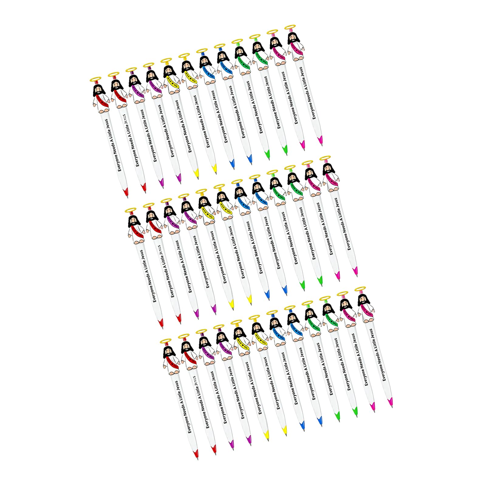 12/24/36 bolígrafos de escritura religiosa de 0,7 mm, tintas de secado rápido para oración, diario, notas, marcadores brillantes de las Escrituras