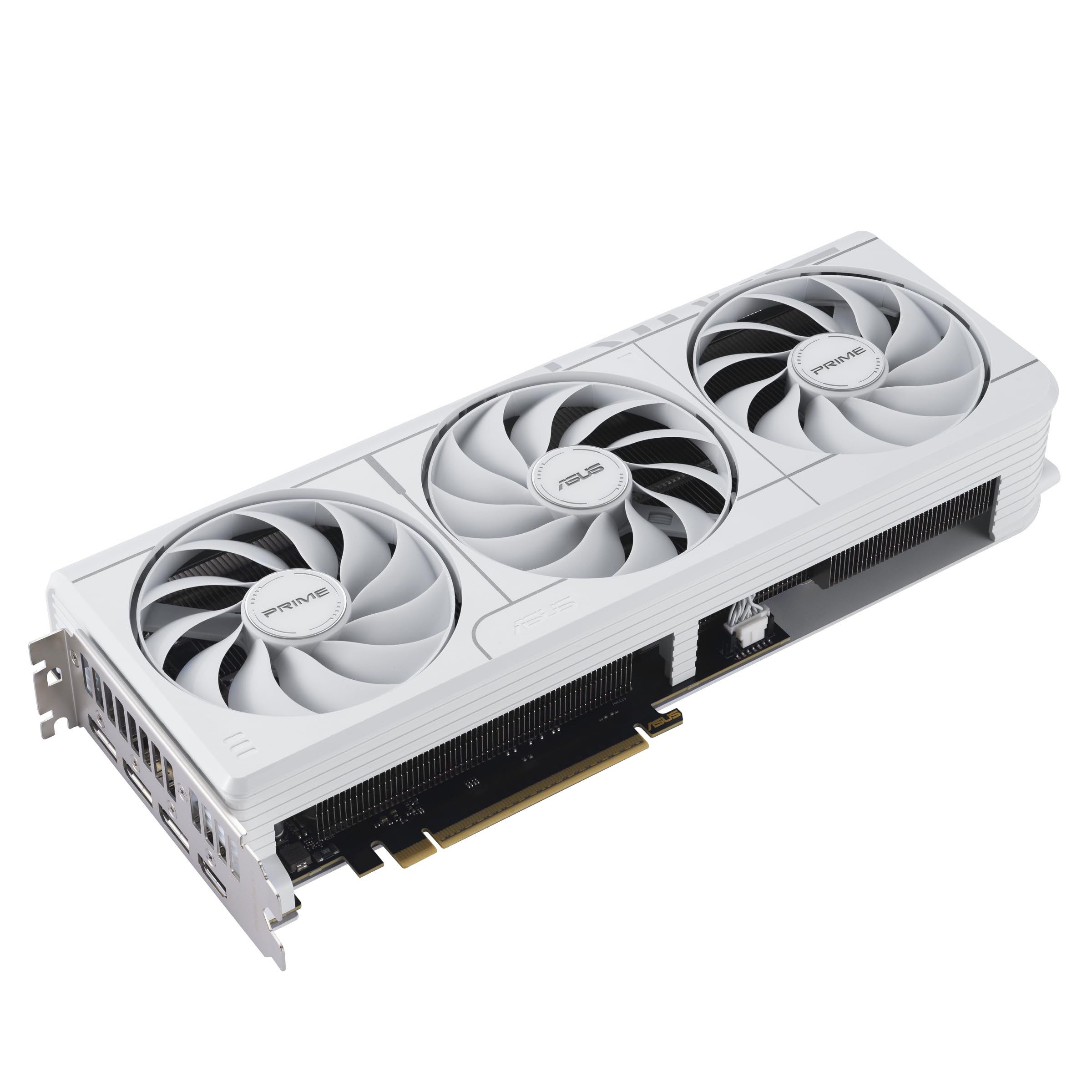 ASUS Prime GeForce RTX™ 5070 12GB GDDR7 White OC Edition Grafikkarte (PCIe® 5.0, 12GB GDDR7, HDMI®/DP 2.1, 2.5-Slot, Axial-Tech Fans, Dual BIOS)