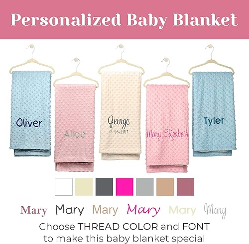 Miniatura 2 de berry bebe Manta de bebé personalizada para niñas, mantas de bebé personalizadas de envío desde Estados Unidos, regalos personalizados con nombre,