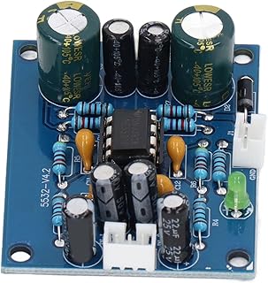 Preamp Module Accessory, Audio Preamplifier Board Durable Standard Design NE5532 Chip for Replacement