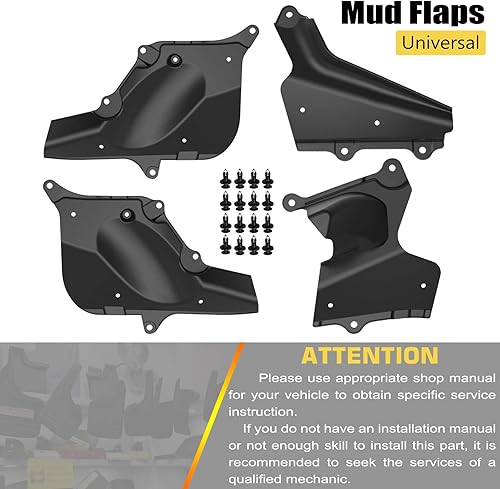 Miniatura 3 de A-Premium Protectores contra salpicaduras compatibles con Toyota Land Cruiser J200 2007-2020 Lexus LX570 2008-2020 2008-2020 Juego de 4 piezas