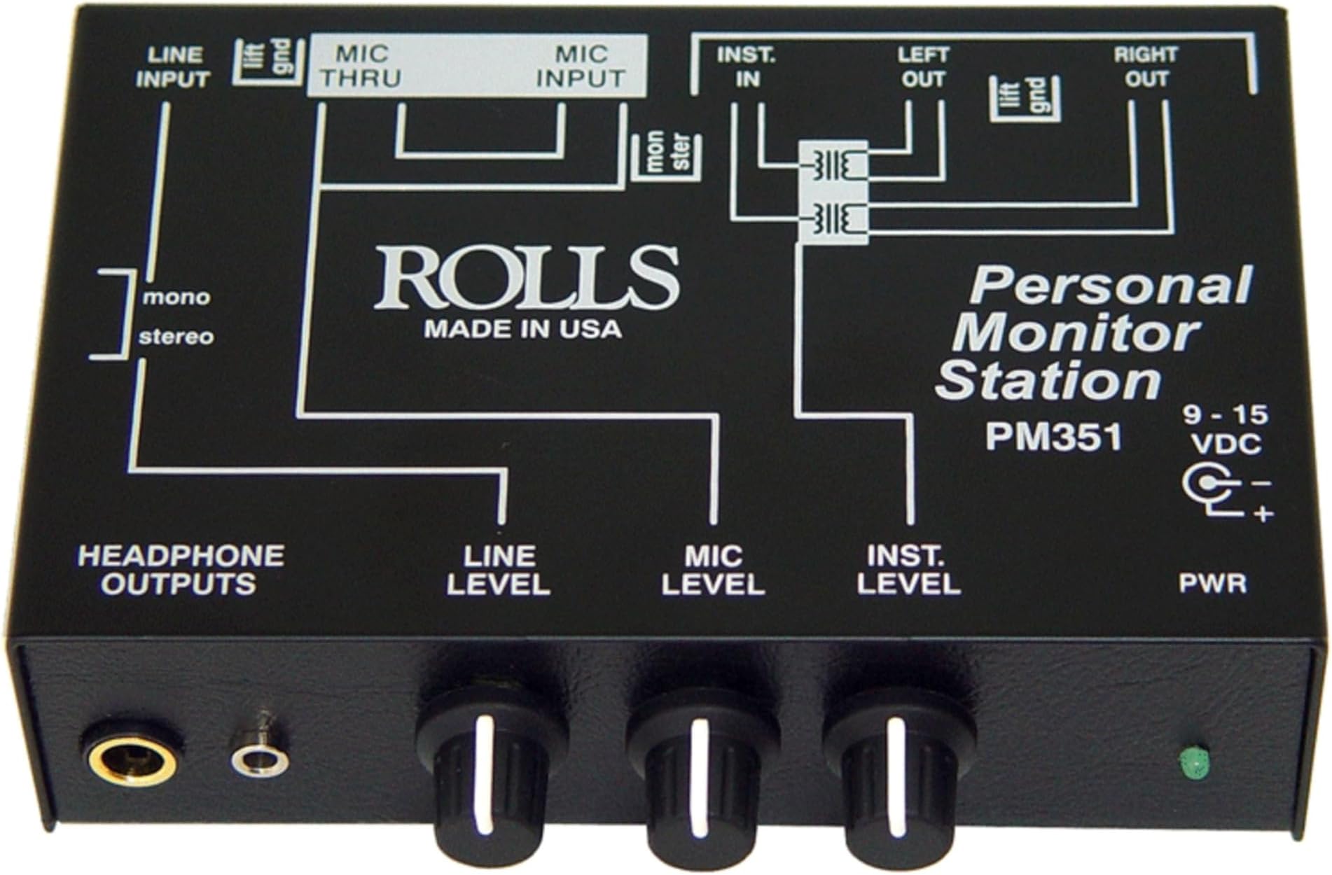 Rolls PM351 Personal Monitor Station