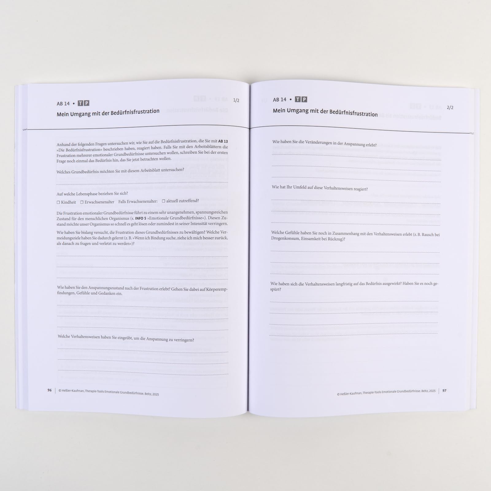 Therapie-Tools Emotionale Grundbedürfnisse: Mit E-Book inside und Arbeitsmaterial (Beltz Therapie-Tools)