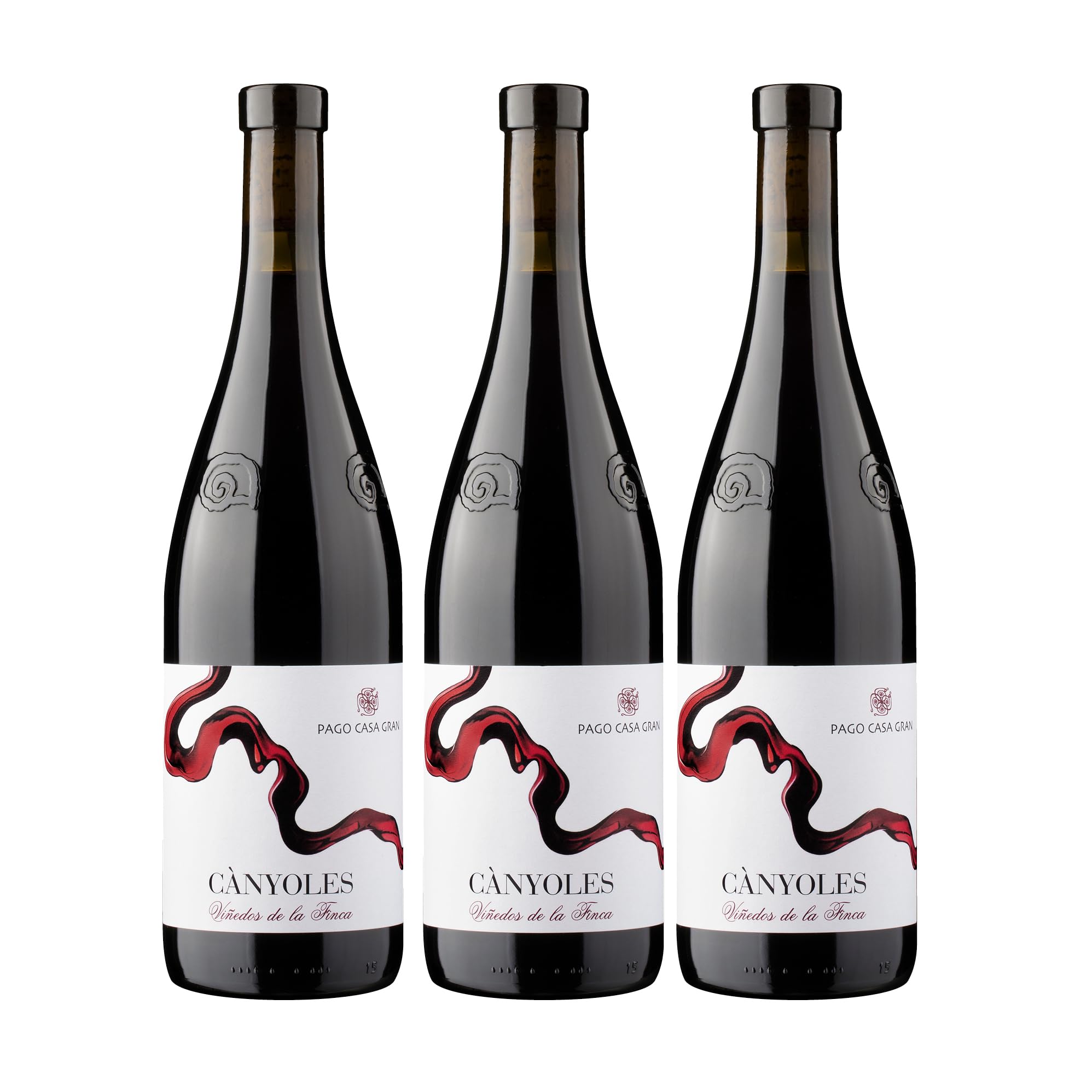 DELINAT Cànyoles 2025 – Spanischer Bio-Rotwein lieblich aus Valencia | Vegane Cuvée aus Merlot, Petit Verdot und Garnacha Tintorera, fruchtig, säurearm und Vegan 3 x 0,75l