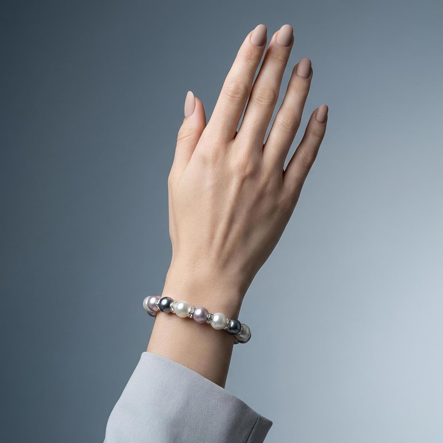 Healing Bracelet For Women Anxiety Crystal Bracelet Chakra Beaded Bracelets Rose Quartz Crystals And Healing Stones Yoga Bead Bracelet Calming Stretch Bracelet Stress Relief Gifts For Women - Image 3