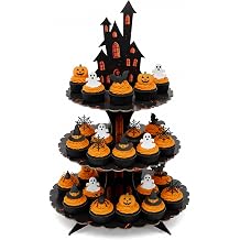 Halloween Decorations - 3 Tier Cupcake Stand for Halloween Party Decor