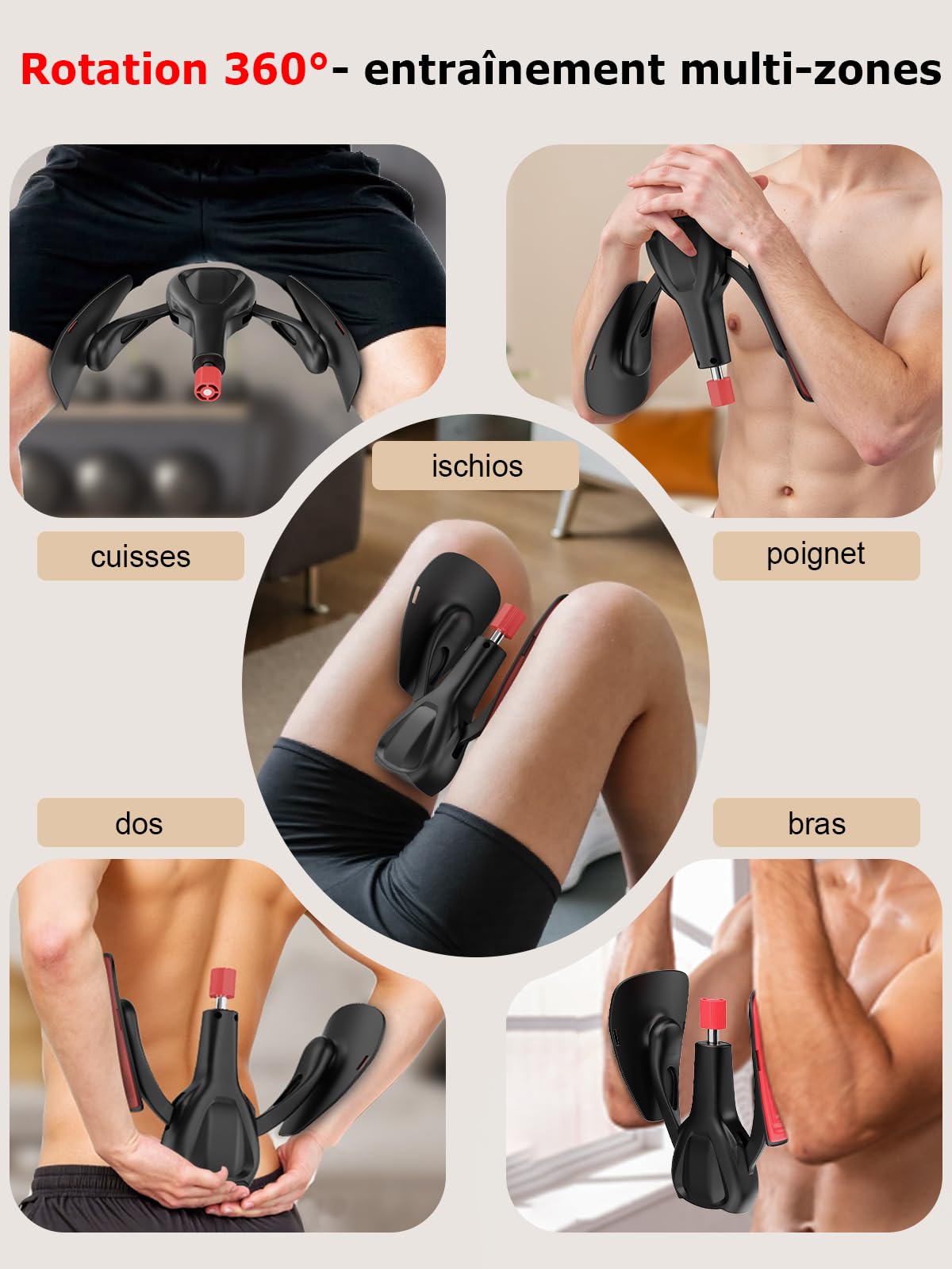 Appareil d’Exercice du Plancher Pelvien et du Périné, Kegel Réglable 35 kg pour Cuisses et Hanches, Équipement de Renforcement à Domicile pour Femmes et Hommes, Post-Partum, avec Bande