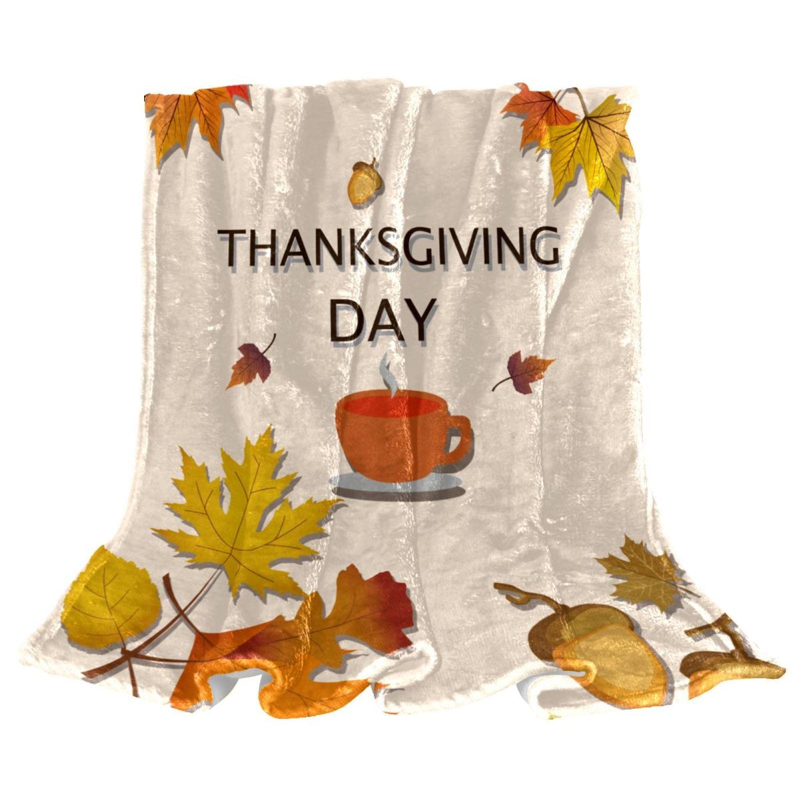 Couverture de lit Thanksgiving comme idée cadeau pour garçons filles