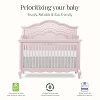 Vista 4 de evolur Aurora 5-in-1 Convertible Crib