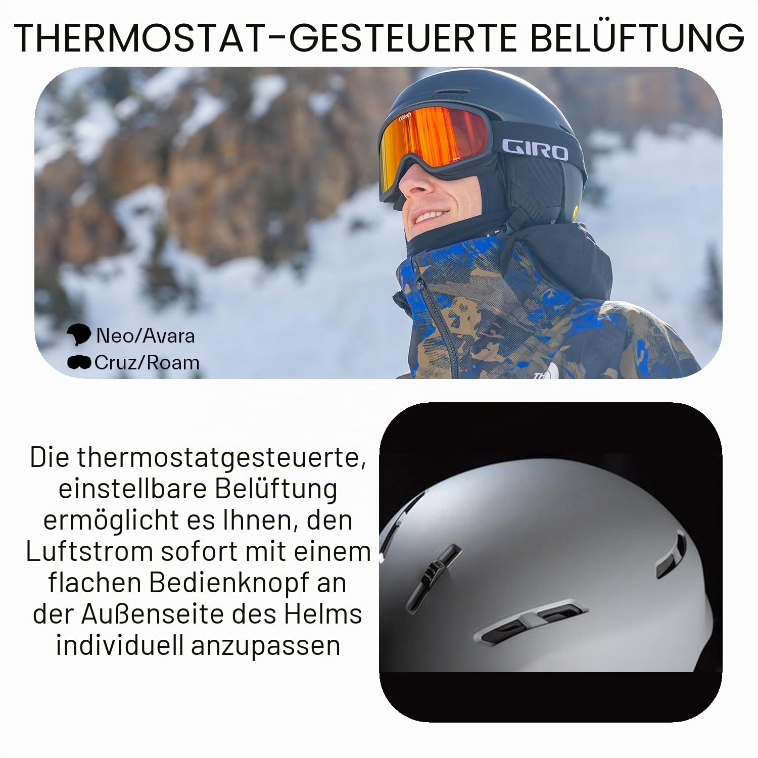 Giro Neo MIPS Skihelm Snowboardhelm Matte White 240199