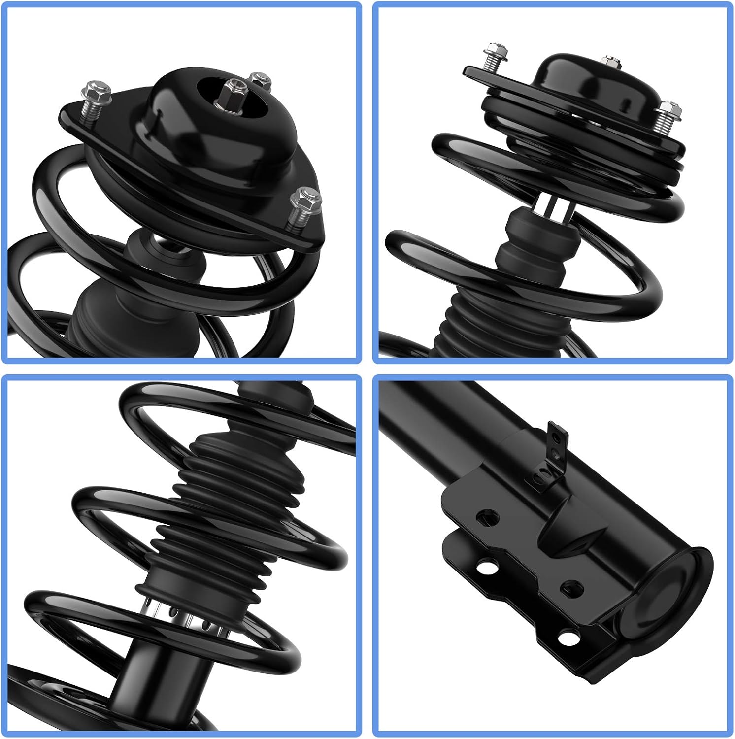 YITAMOTOR Front Struts Complete Strut Suspension Compatible with 2007