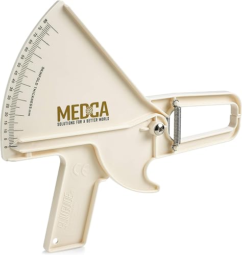 Pro Body Skin Caliper - Herramienta de medición de IMC de mano - Calibre de pliegue preciso para la piel mide la grasa para hombres y mujeres, para