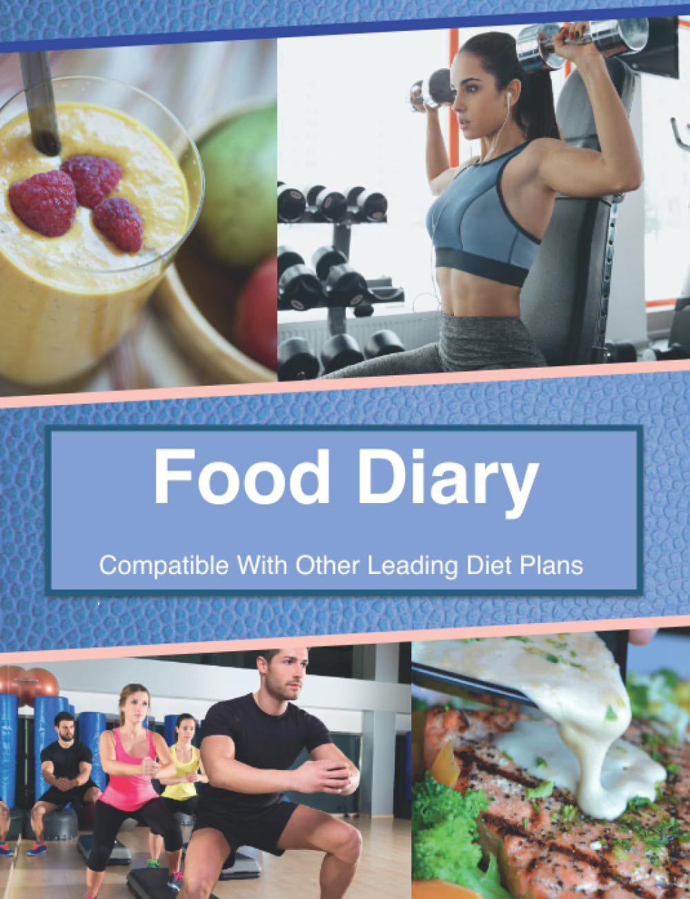 Food Diary - Compatible With The Fast 800 Diet Plan: FOOD DIARY - Compatible With The Fast 800 Diet Plan, includes weight tracker and graph.