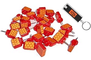 Trail-Illuminating Bright Eyes Reflective Trail Markers (Pack of 50)