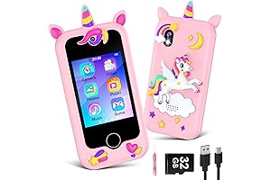 Kid Phones for Girls, Real-Looking Digital Educational Learning Toy