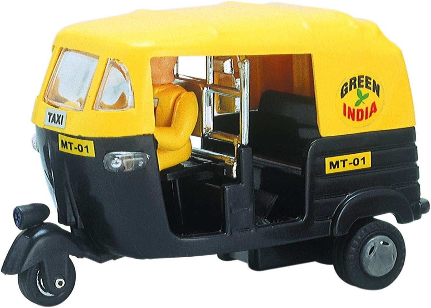 Shinsei Toys Plastic Mini Auto, Black, Kid, 11.5 x 5.8 x 7.5 cm