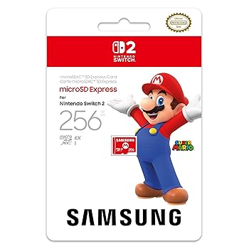Nintendo Samsung microSD Express Card 256GB for Nintendo Switch 2