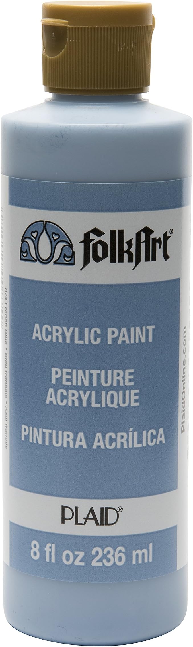 FolkArt Acrylic Paint in Assorted Colors (8 oz), , French Blue