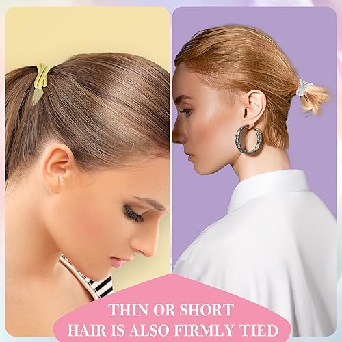 Miniatura 5 de ADRIONE Lindas corbatas para el cabello para niñas paquete de 150 unidades bandas para el cabello para niñas lazos para el cabello para niños