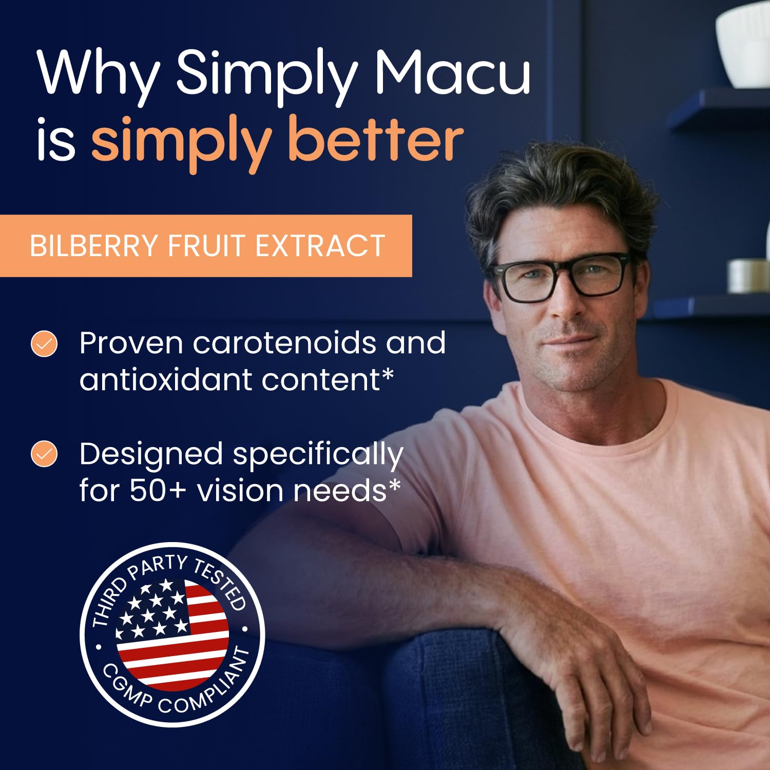 Simply Nature's Pledge Macu MD Eye Vitamins for Vision, 3-Month Supply — Amazon image 7