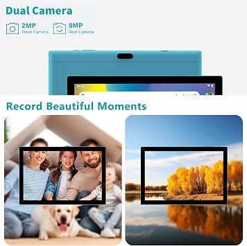 Android 15 Tablet 10 inch Tablet 2 IN 1 Tablets with Keyboard Mouse Case Stylus 18GB RAM 128GB ROM 2TB Expand, Android 15 Tableta 10.1 IPS 6000mAh Battery Bluetooth Dual Camera 5G WiFi-6 Tablets.