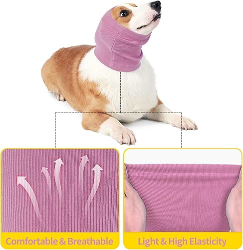 Miniatura 6 de Nanaki Capucha para perro sin solapa, diadema silenciosa para la cabeza de perro, cubierta para la cabeza de perro, no se sacude, protector de oídos