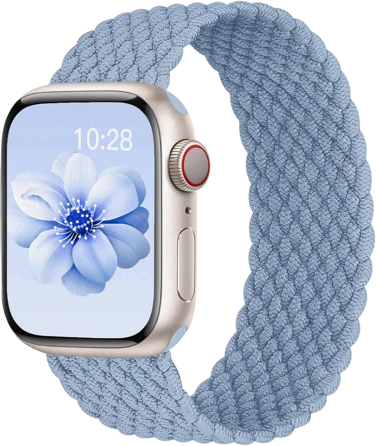 Braided Solo Loop for Apple Watch Band 40mm 42mm 41mm 38mm 44mm 46mm 45mm Ultra/3 2 49mm Men/Women,Stretchy Nylon Sport wristband Strap for iWatch Bands Series 11/10/9/8/7/6 5/4/3/SE 40 44 42 45 46 mm