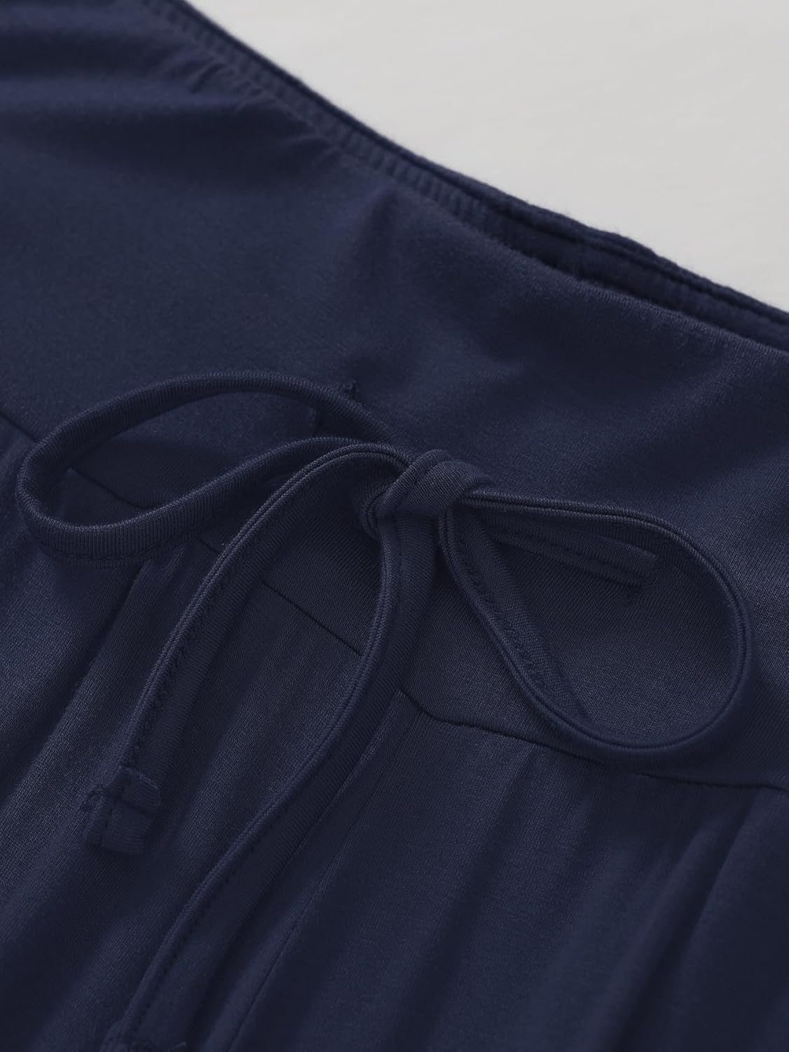 Women's Petite Lounge Pants With Pockets Wide Leg - Image 3