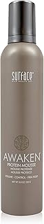 Surface Hair - Awaken Mousse: Color Safe, Volumizing, Firm Hold Hair Mousse to Thicken Hair, Sulfate-Free, Paraben-Free, 8.8 oz