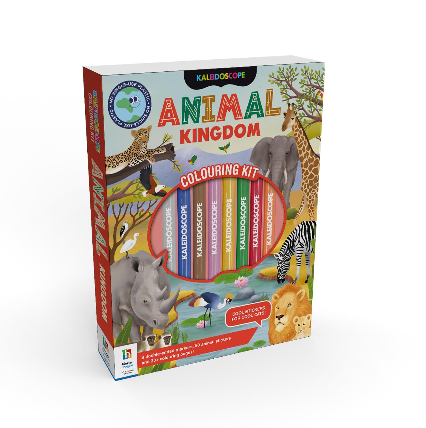 Kaleidoscope Colouring Kit Animal Kingdom (African Animals)