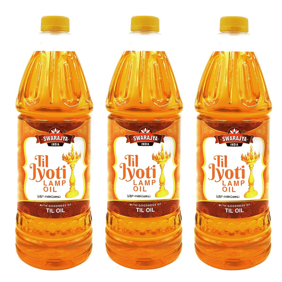 Swarajya India Pooja Oil Combo | Jasmine Fragrance | Sacred Aroma for Spiritual Rituals | 900 ml (Pack of 3) (B0CJ7X21CR) Amazon Price History, Amazon Price Tracker
