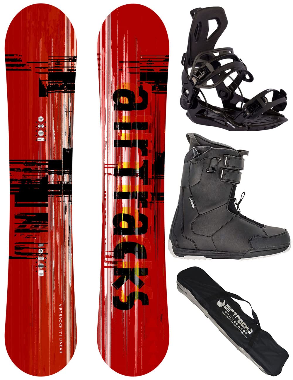 Set Snowboard Completo Uomo - Tavola Refractions Game, Attacchi, Scarponi, Sacca - Foto 2