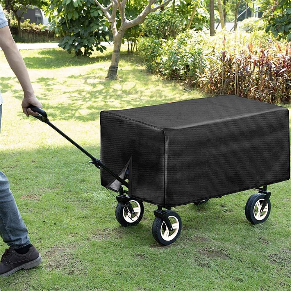 Housse De Protection Pour Chariot De Jardin – Tissu Oxford 210D Imperméable – Taille 90x50x45cm Avec Cordon De Serrage