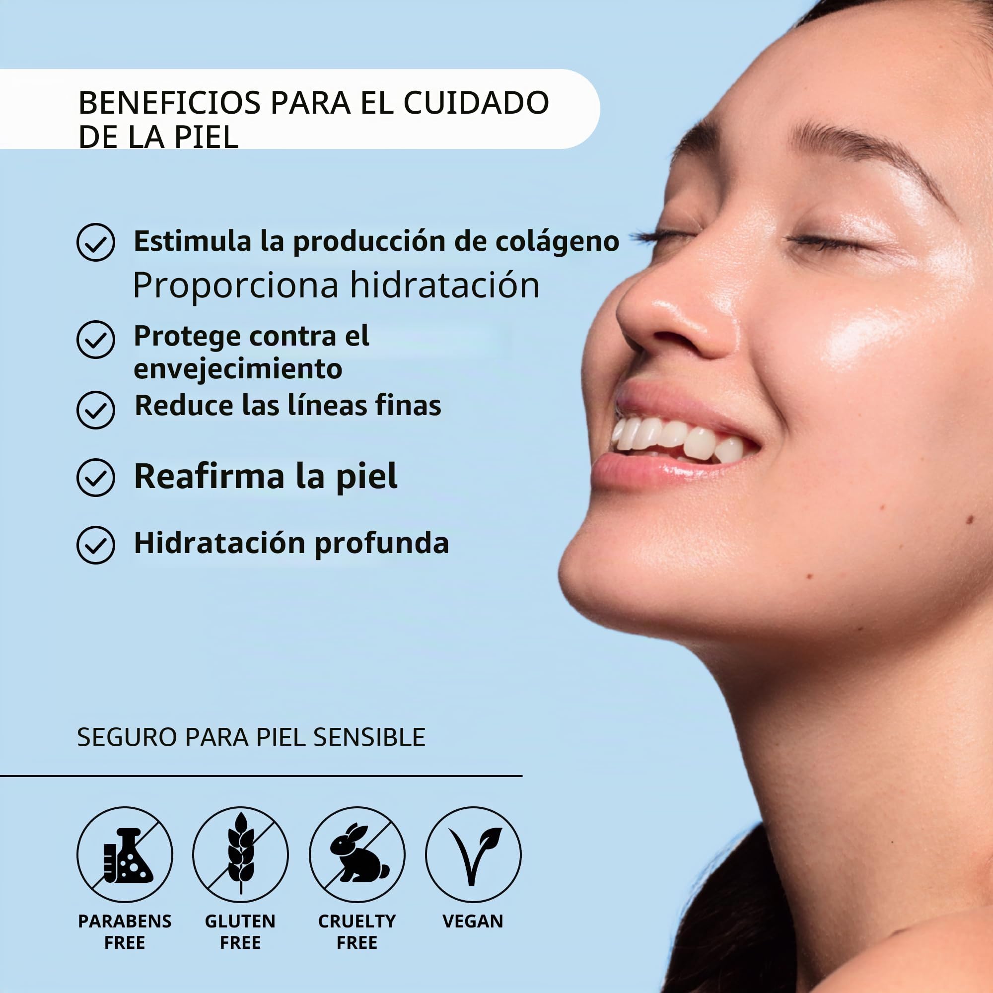 Sérum renovador de colágeno péptido, suero antienvejecimiento para la cara con péptidos de cobre, Argireline y Matrixyl 3000, suero hidratante con péptidos para arrugas, líneas finas y