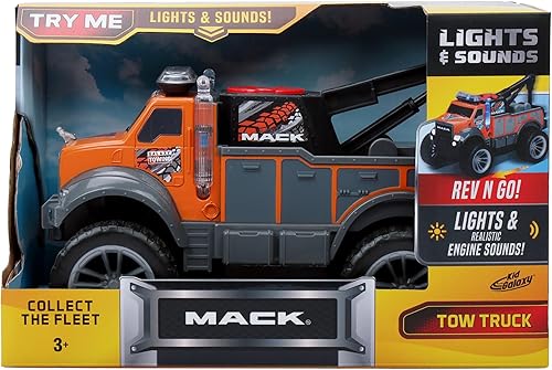 Kid Galaxy Camión de remolque de luz y sonido de fricción Mack