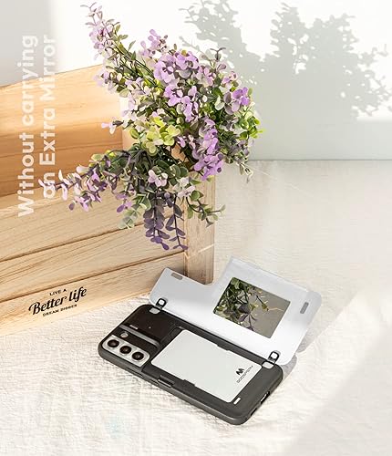 Miniatura 728 de GOOSPERY Parachoques magnético para puerta compatible con Galaxy S23, tarjetero tipo cartera, cierre automático, protección de doble capa resistente