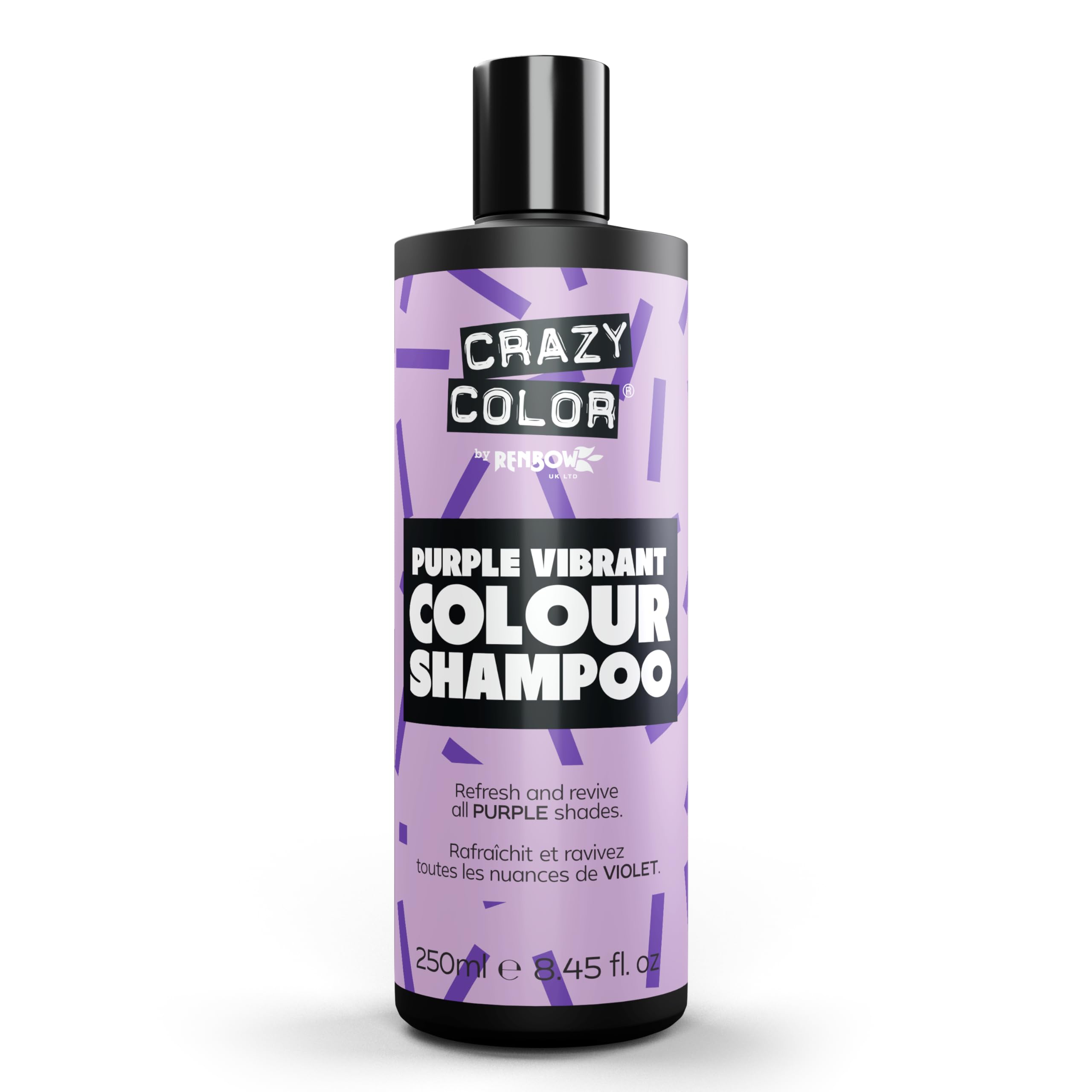 Crazy Color Purple Shampoo | Maintain, Refresh and Color Protect | For All Purple Hair Types: Lilac, Violet, and Pastel Blue. Vegan, Cruelty & Sulphate Free, 250ml