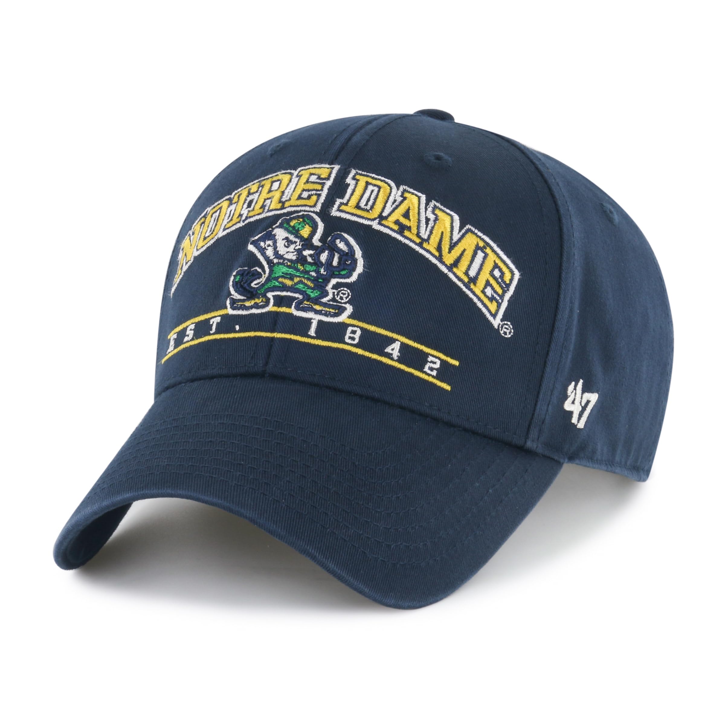 '47 NCAA Notre Dame Fighting Irish Cap Branson Navy Baseball Cap 198304861455 Cap