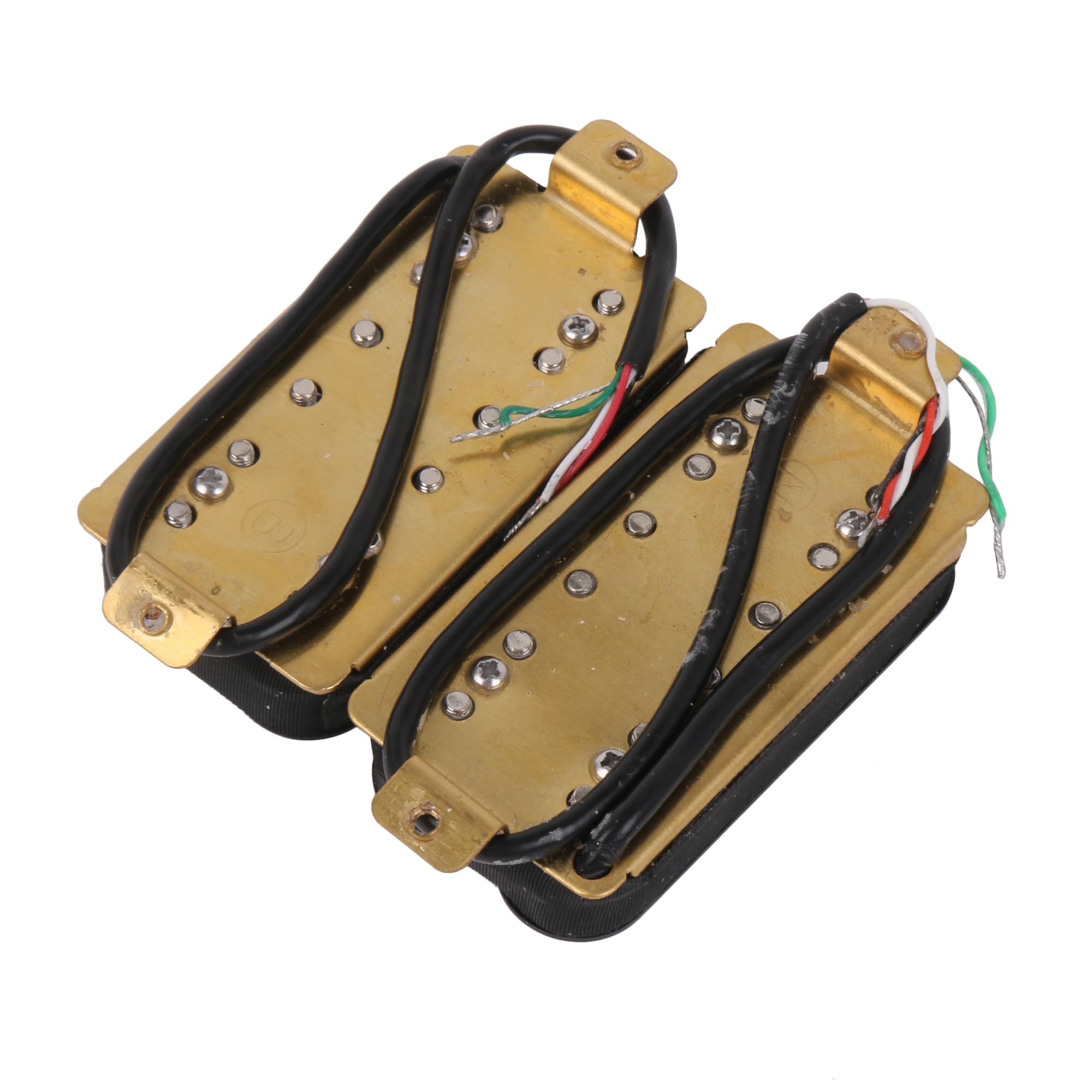 Yibuy 2 Pz Pickup Chitarra Elettrica 4.2k/4.3k ohm 50/52mm per Punk Hard Rock Nero