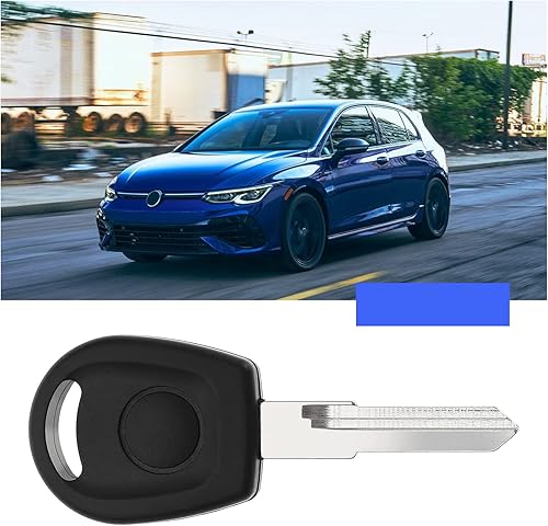 Miniatura 4 de The Lord of the Tools 2 piezas de repuesto para llaves de coche rectas, compatible con VW Santana compatible con Jetta Blank Shells ABS plástico,