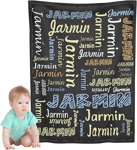 Manta de bebé personalizada para niño, mantas de bebé personalizadas para niño, manta personalizada con nombre para bebé, regalo de bebé